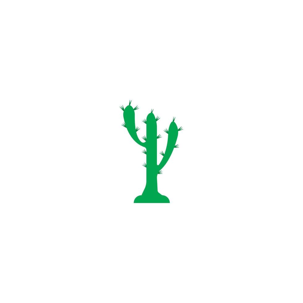 icono de vector de plantilla de logotipo de cactus