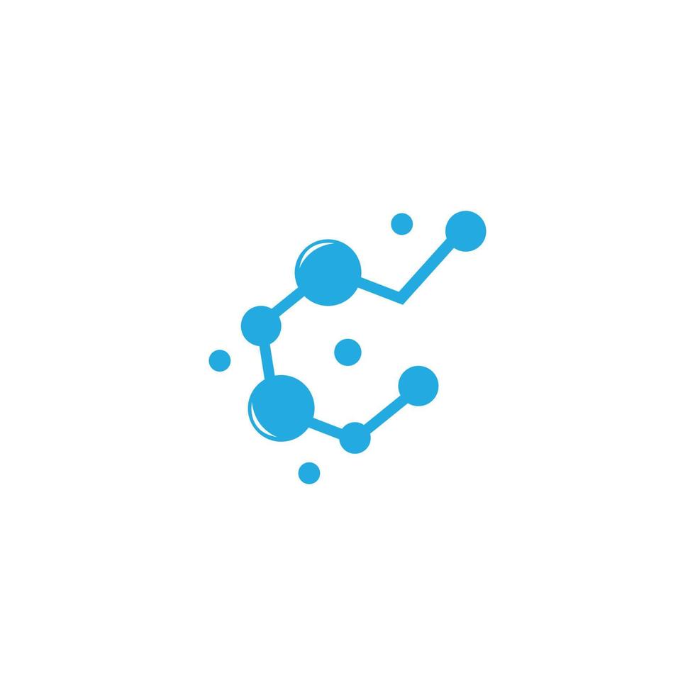 molecule logo vector illustration design