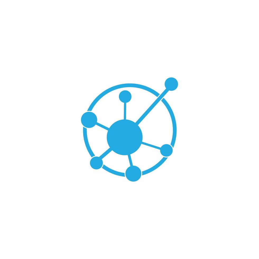 molecule logo vector illustration design