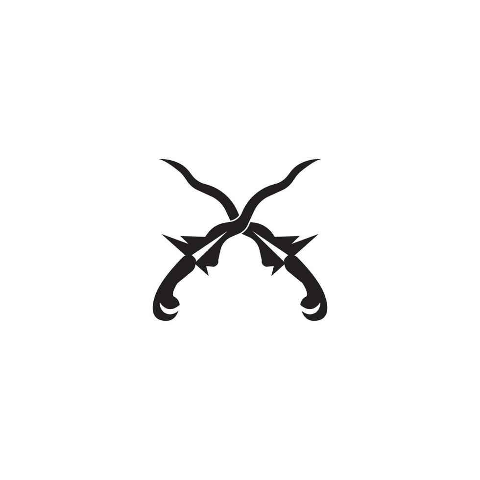 keris logo icon vector design template