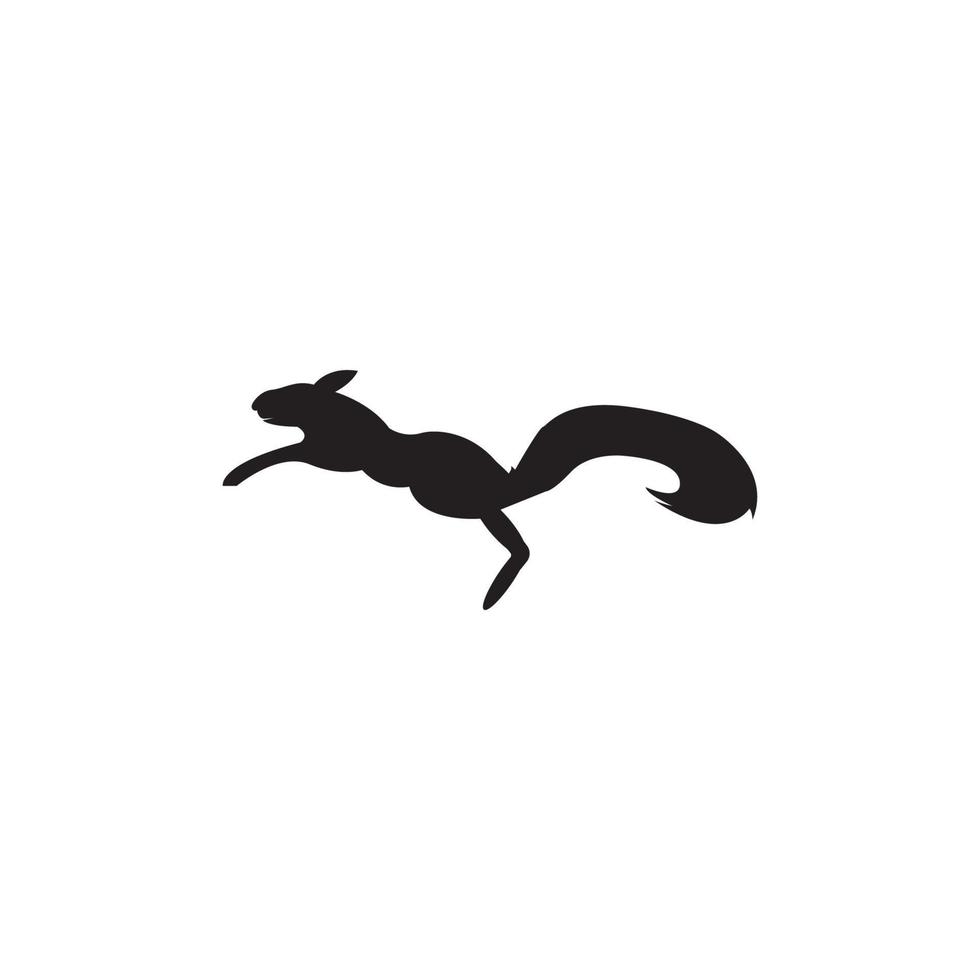 squirrel logo vector icon illustration