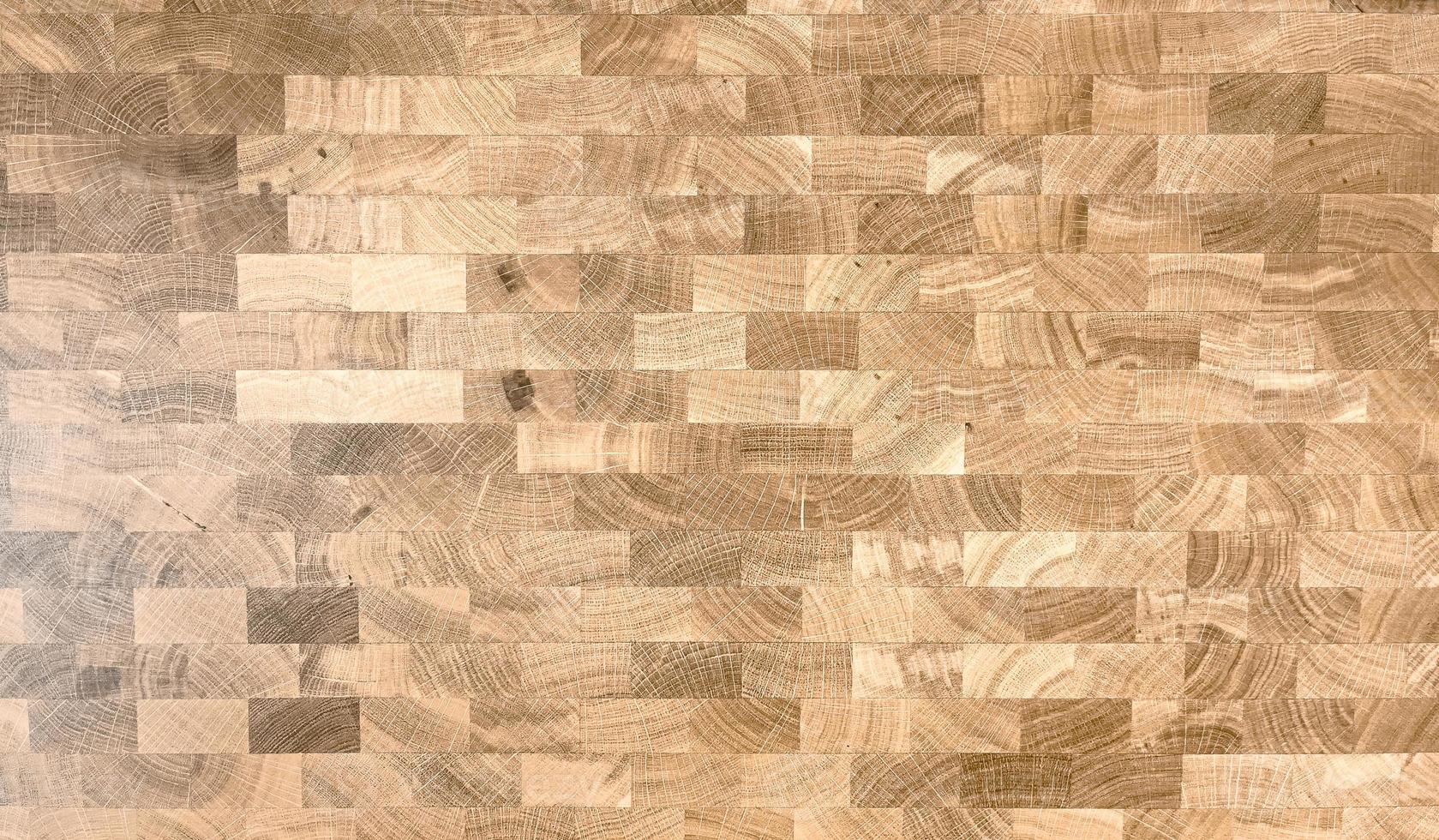 background and texture of cross section on oak wood furniture surface photo