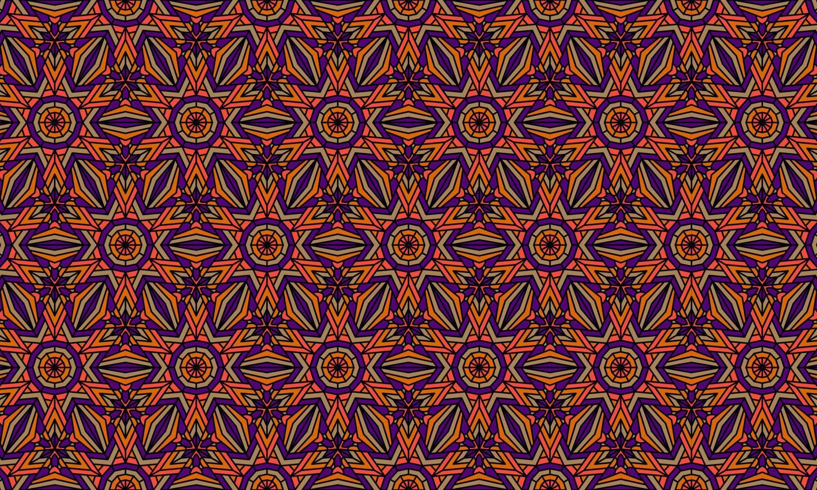 fondo de patrón étnico batik moderno elegante vector