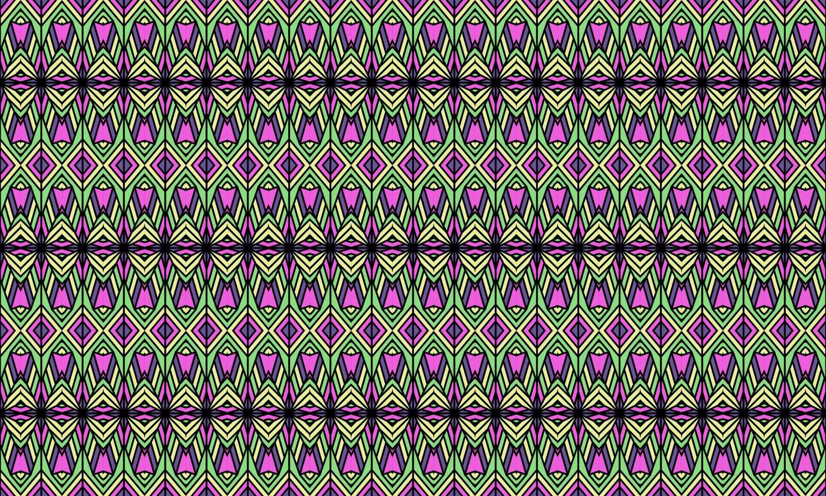 elegant modern batik ethnic pattern background vector