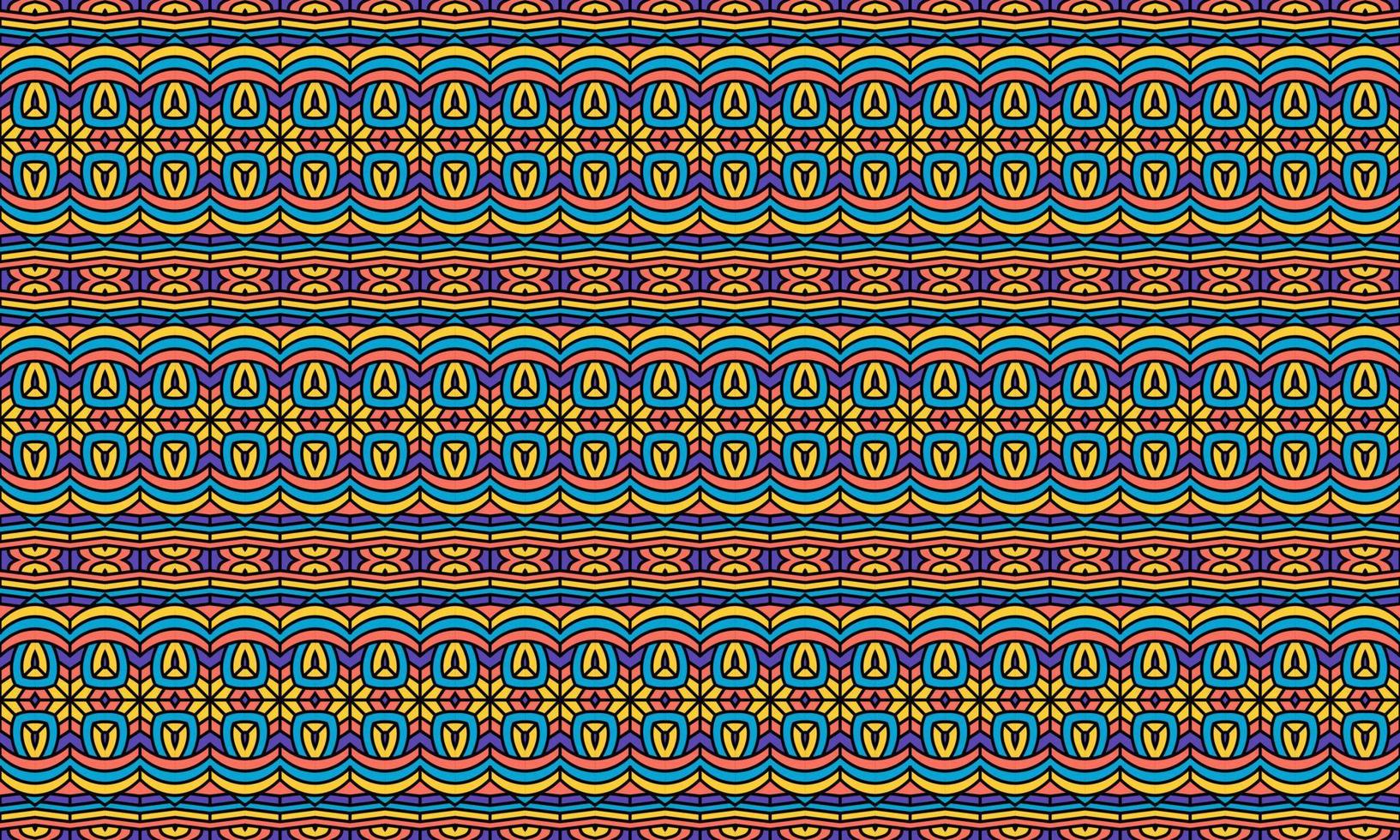 elegant modern batik ethnic pattern background vector