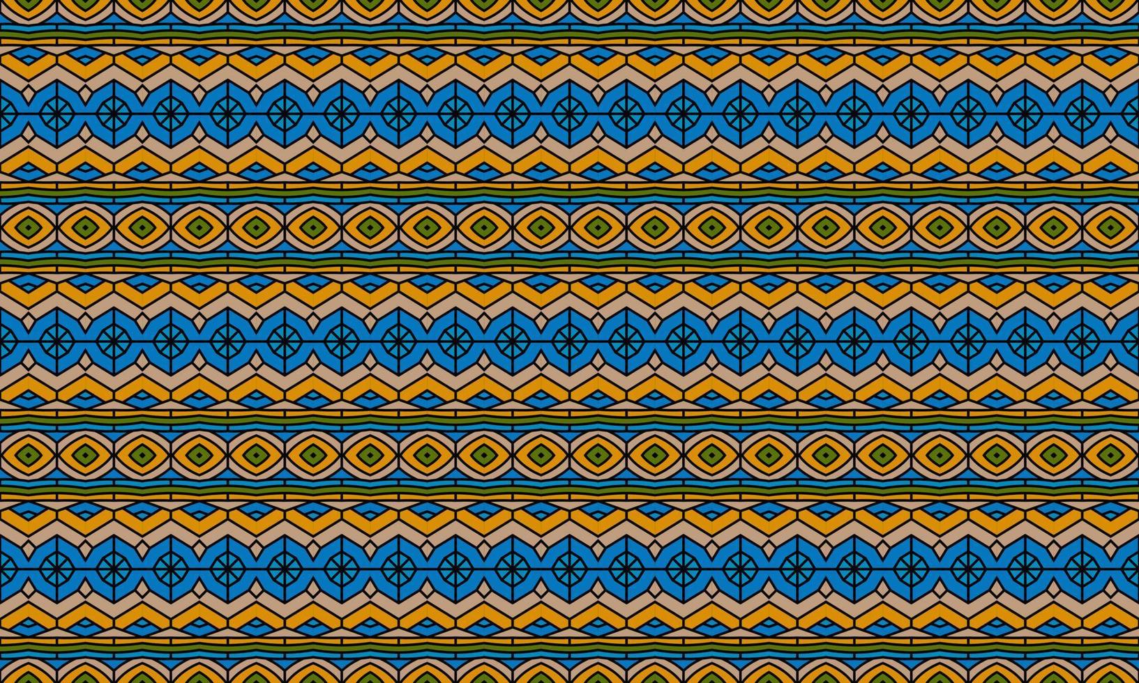 elegant modern batik ethnic pattern background vector