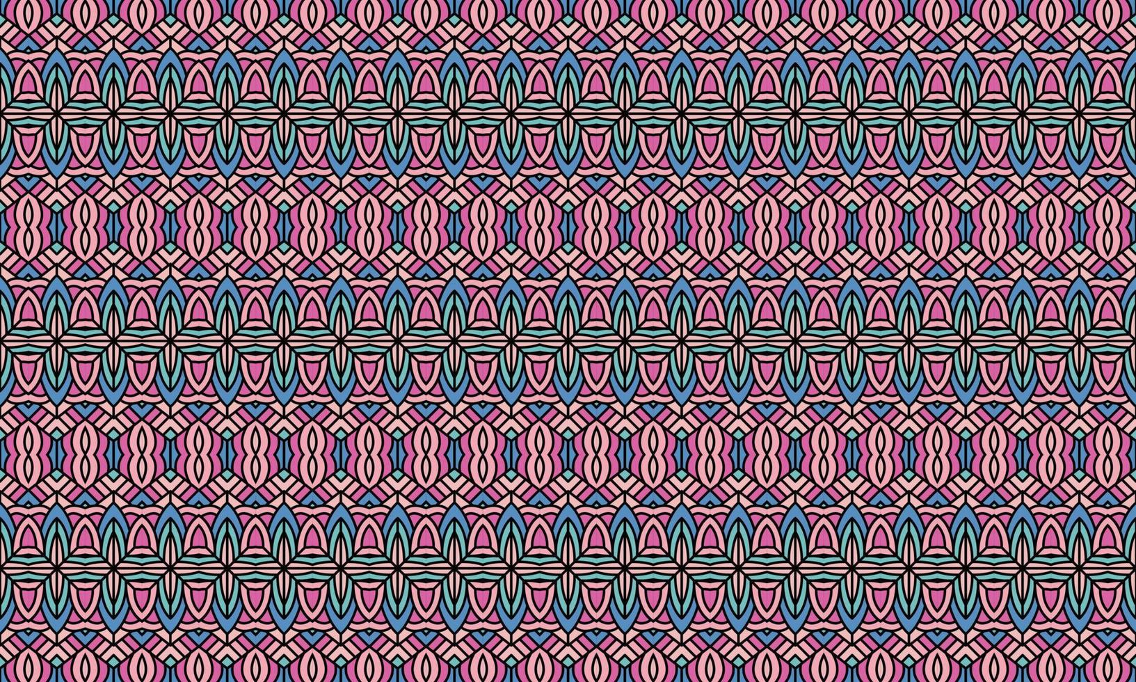 elegant modern batik ethnic pattern background vector