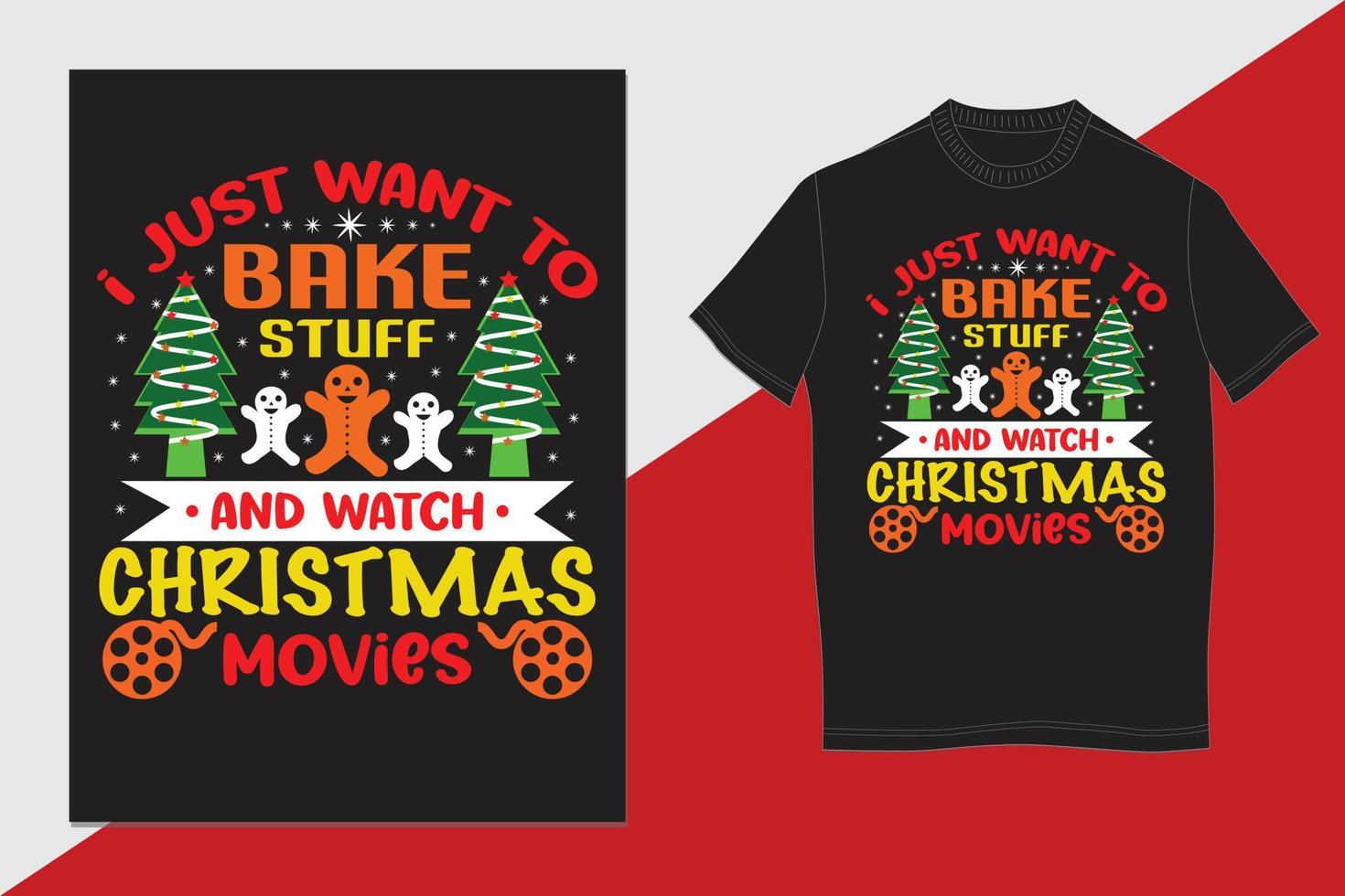 Christmas tshirt design vector