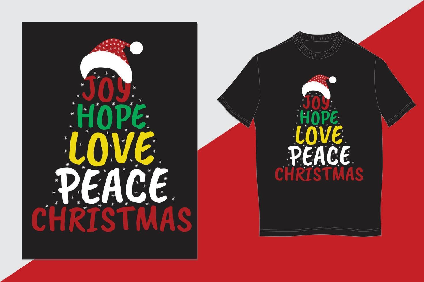 diseño de camiseta de navidad vector