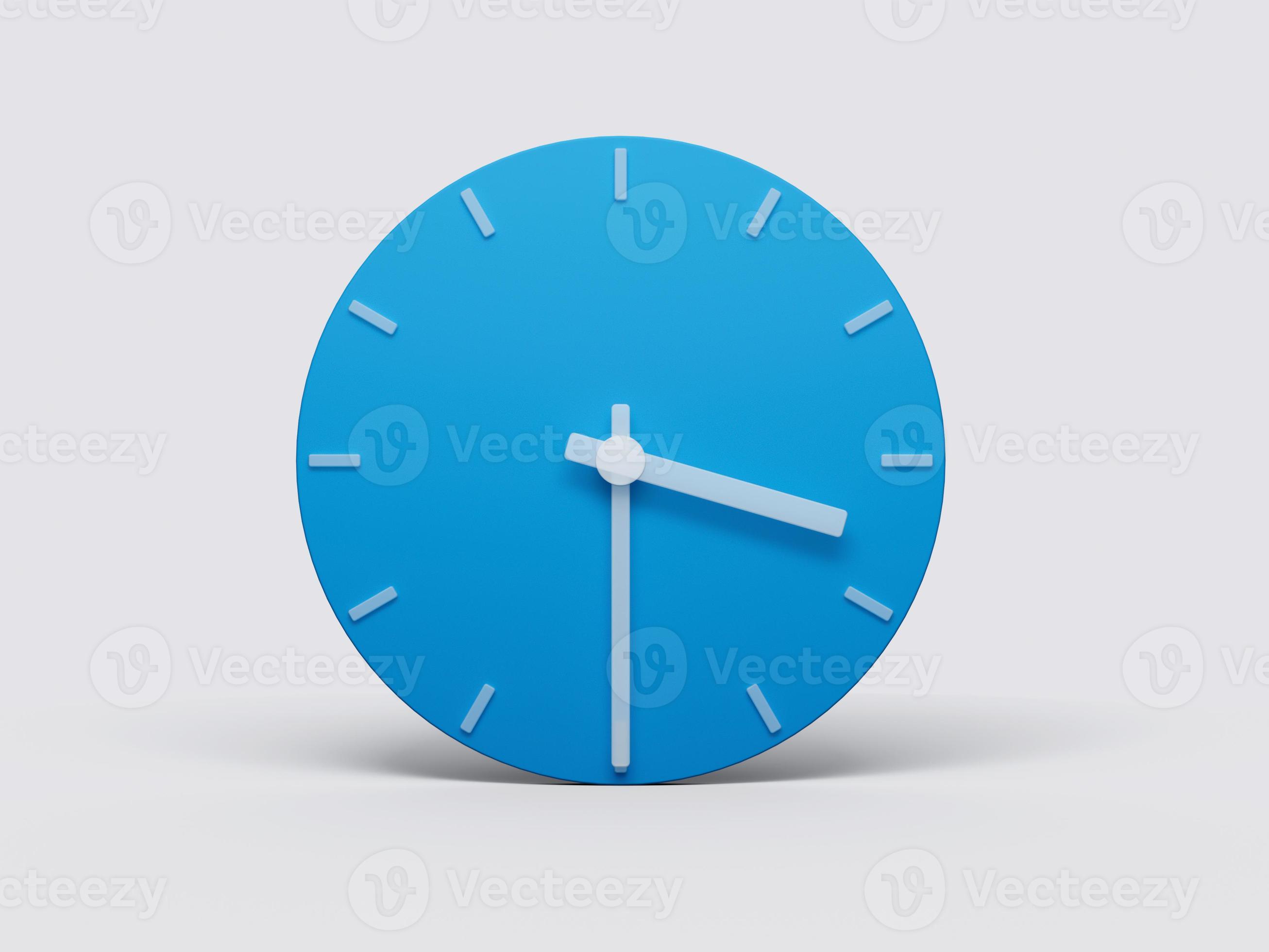 Minimal Clock Time 3 30 O clock Or Three Thirty On Light Pastel minimal-clock-time-3-30-o-clock-or-three-thirty-on-light-pastel