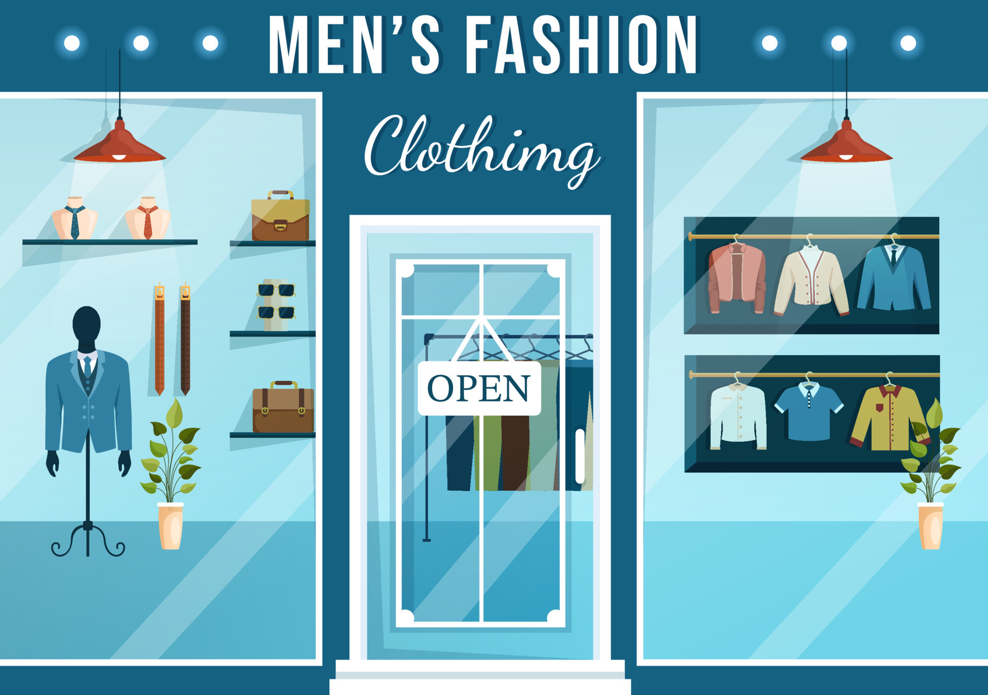 Fashion Men and Outfit of Fashionable Man in Boutique Indoor or Clothes