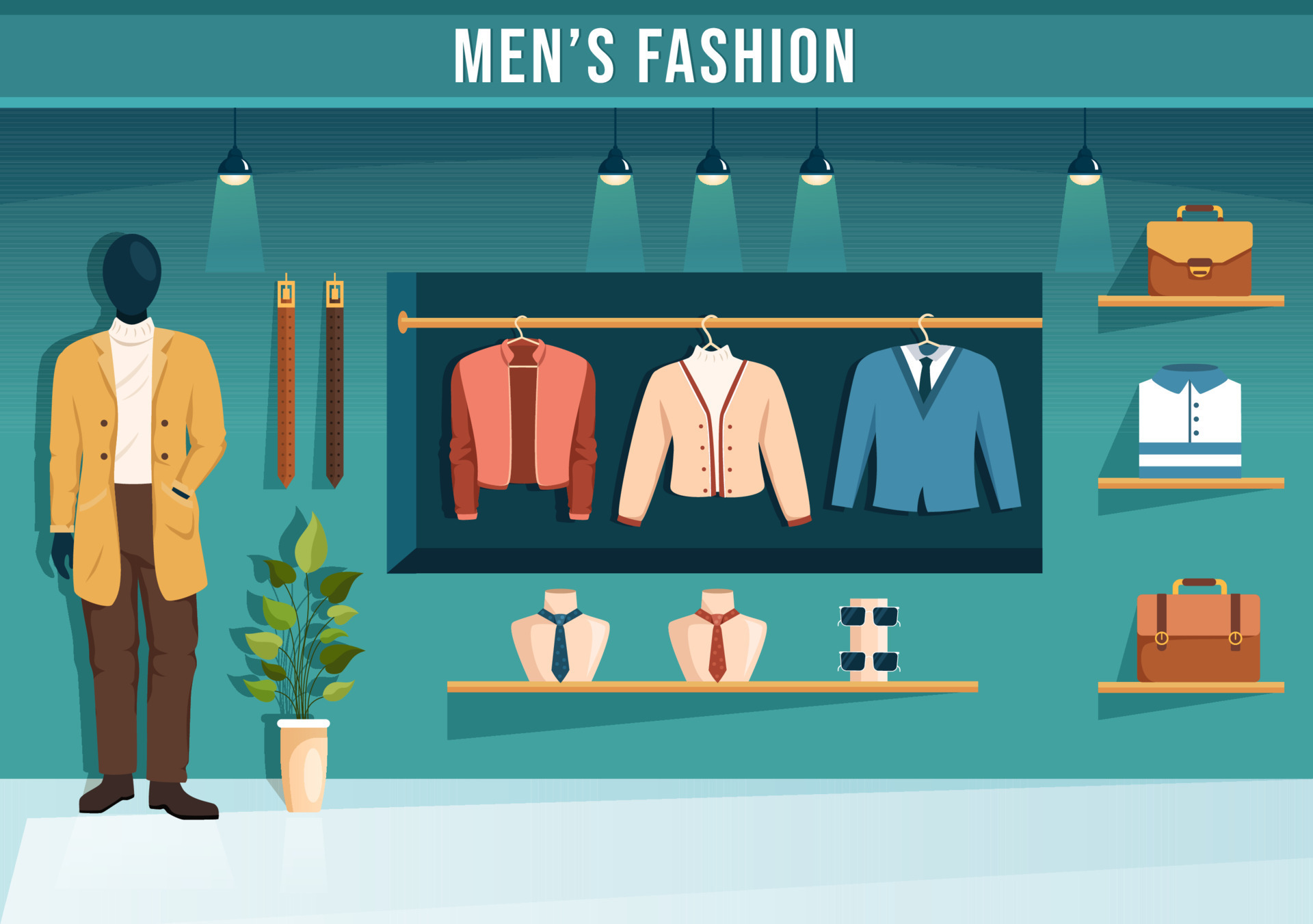 Fashion Men and Outfit of Fashionable Man in Boutique Indoor or Clothes