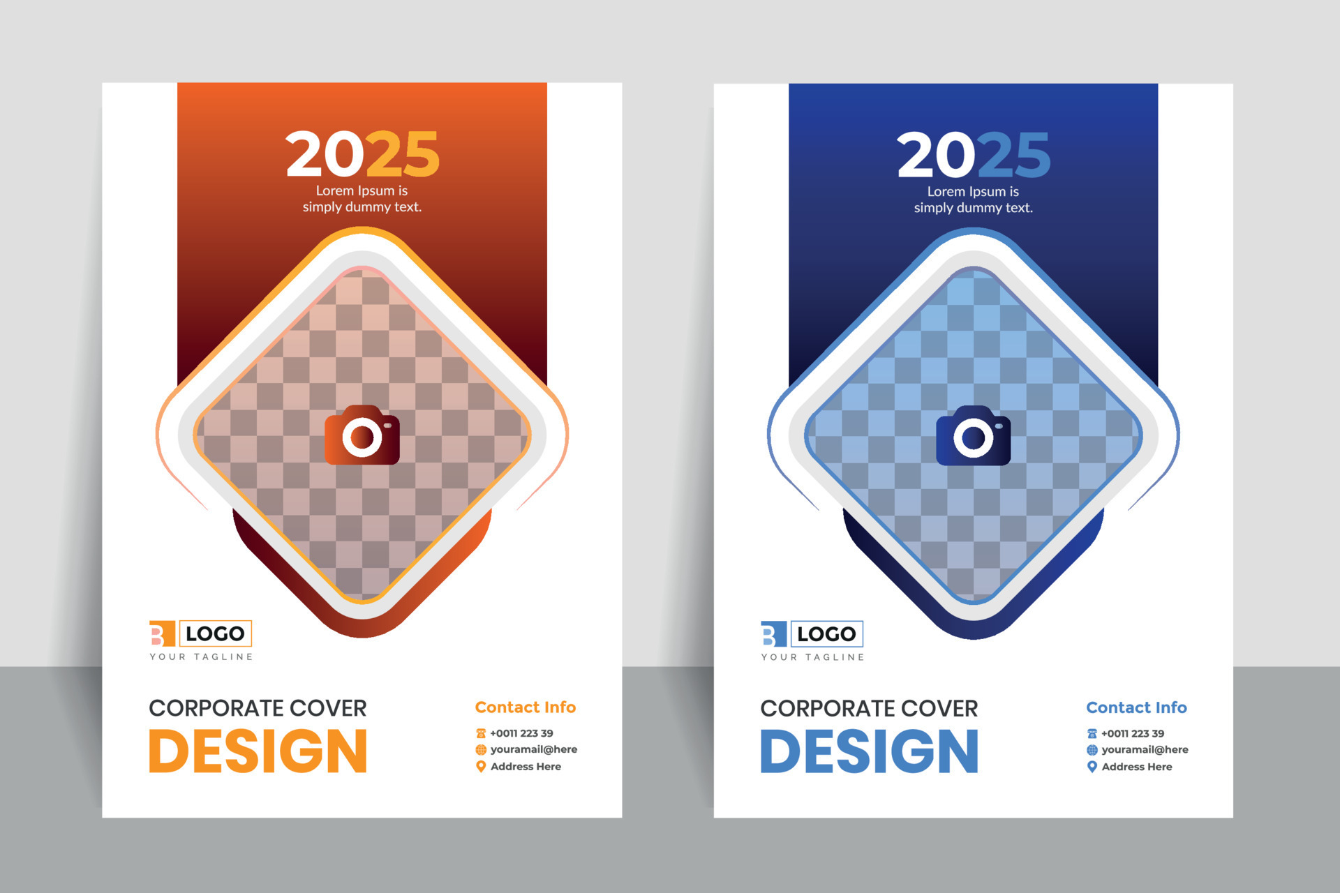 Annual report cover template corporate brochure booklet flyer 2023
