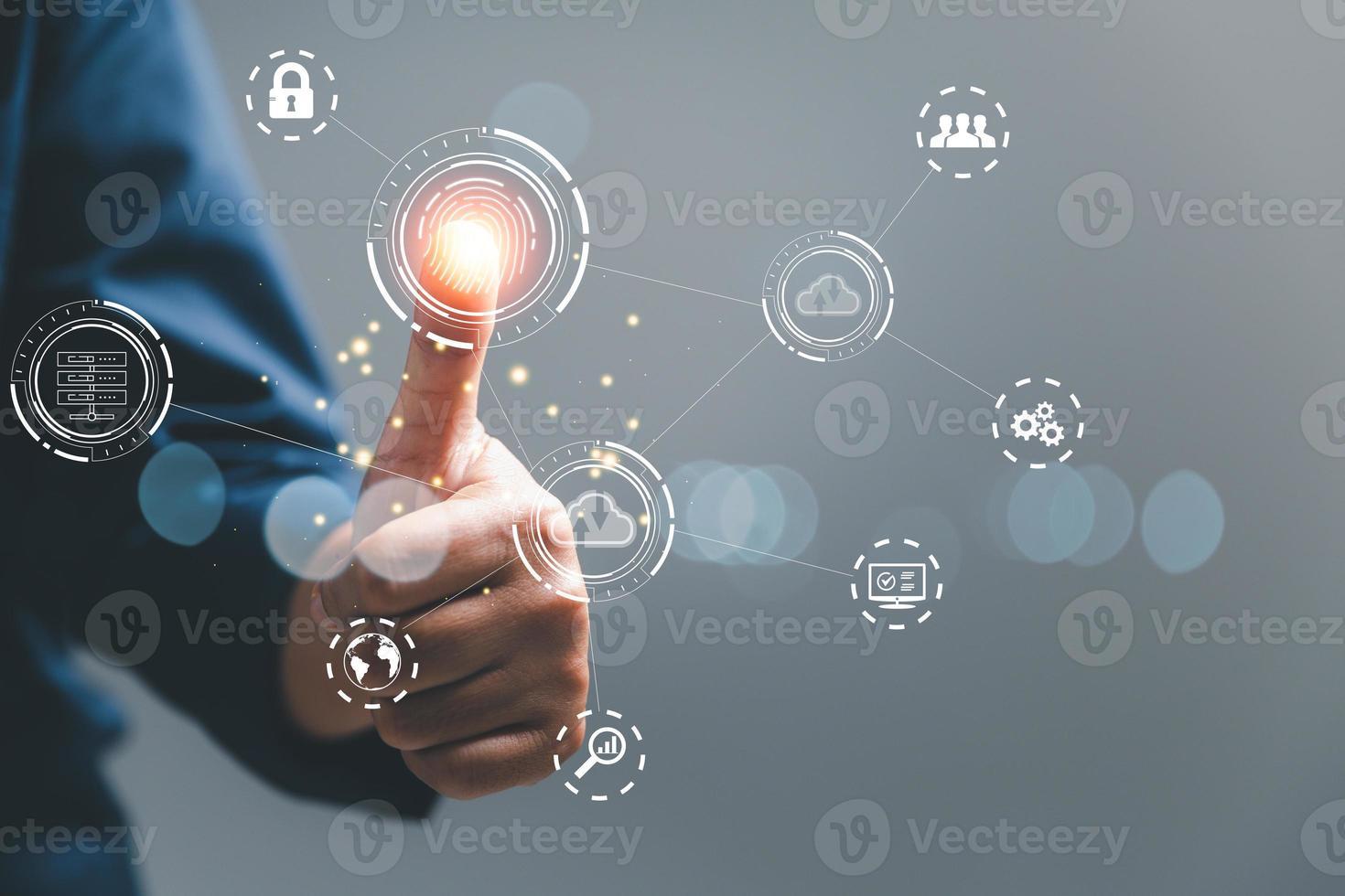 Digital transformation change management, internet of things. new technology bigdata and business process strategy, automate operation, customer service management, cloud computing, smart industry photo