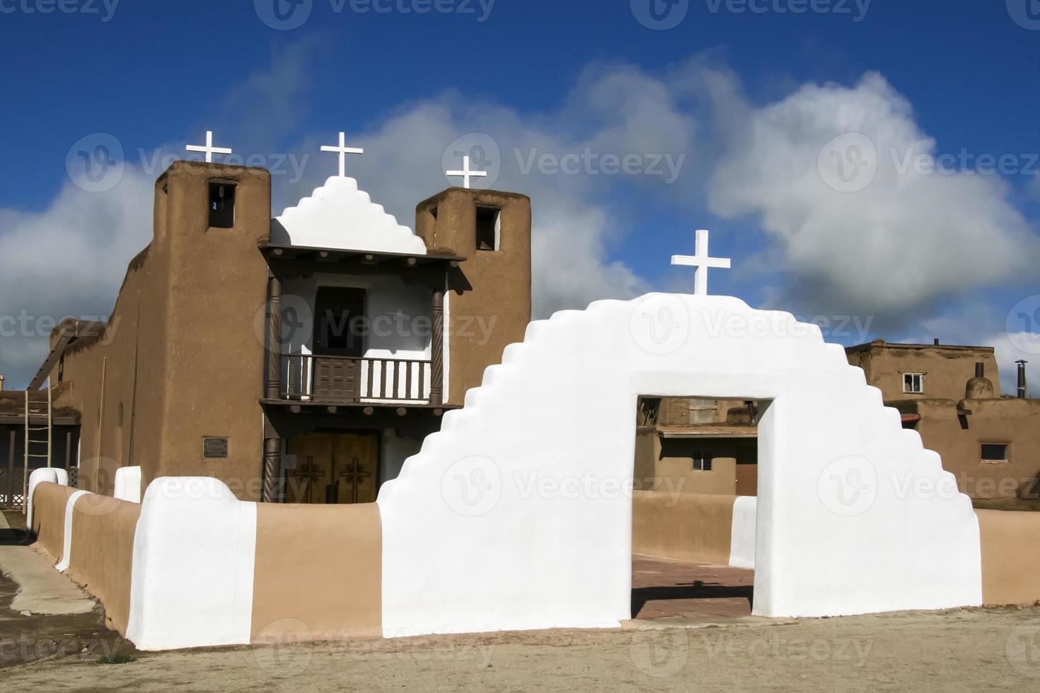 San Geronimo Chapel in Taos Pueblo, USA photo