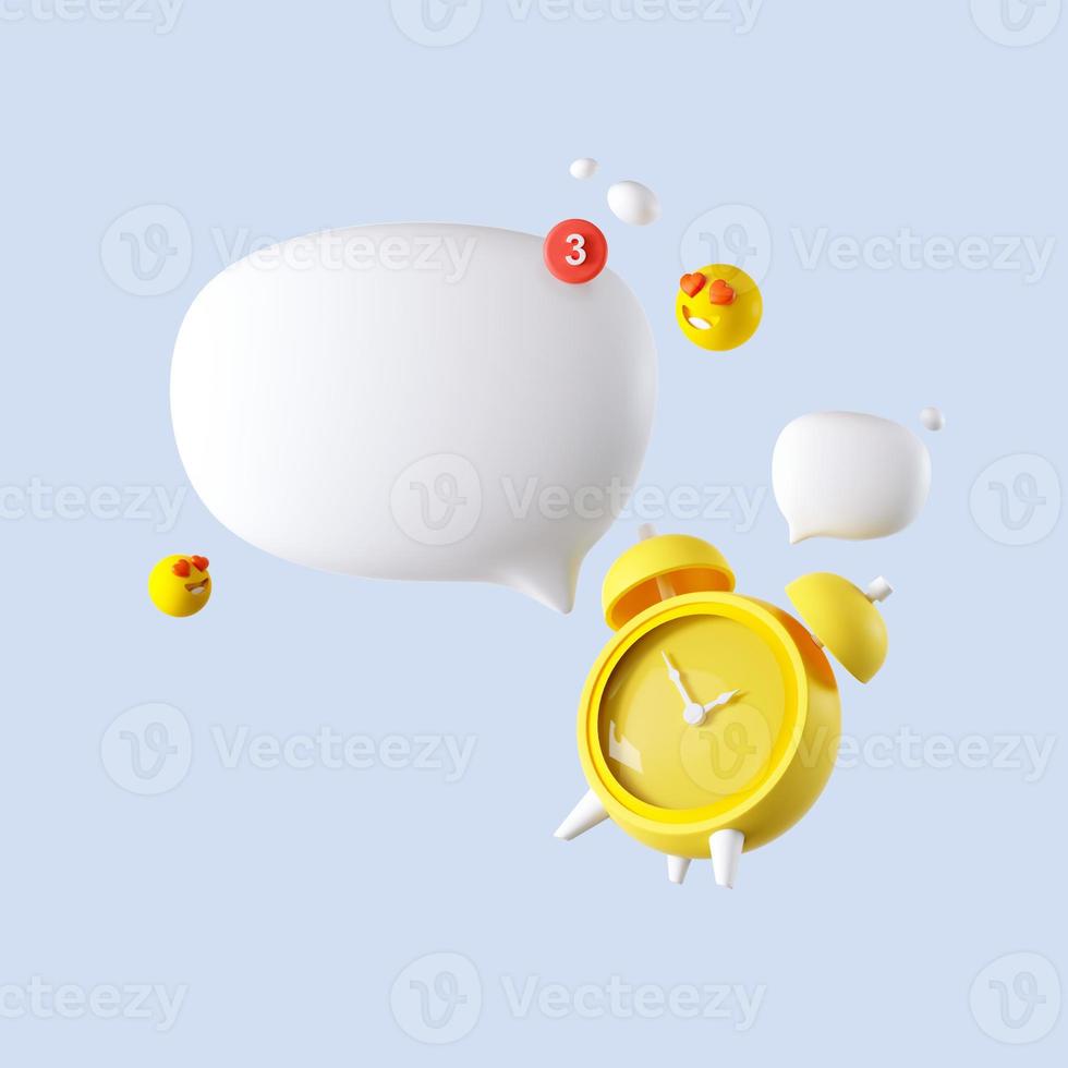 3d rendering SNS, Social media service, influencer background photo