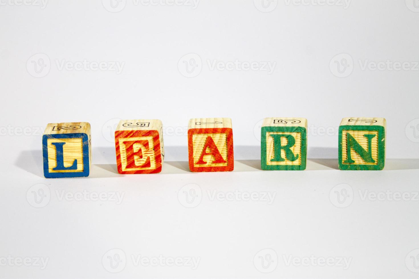 Wooden Alphabet Blocks photo