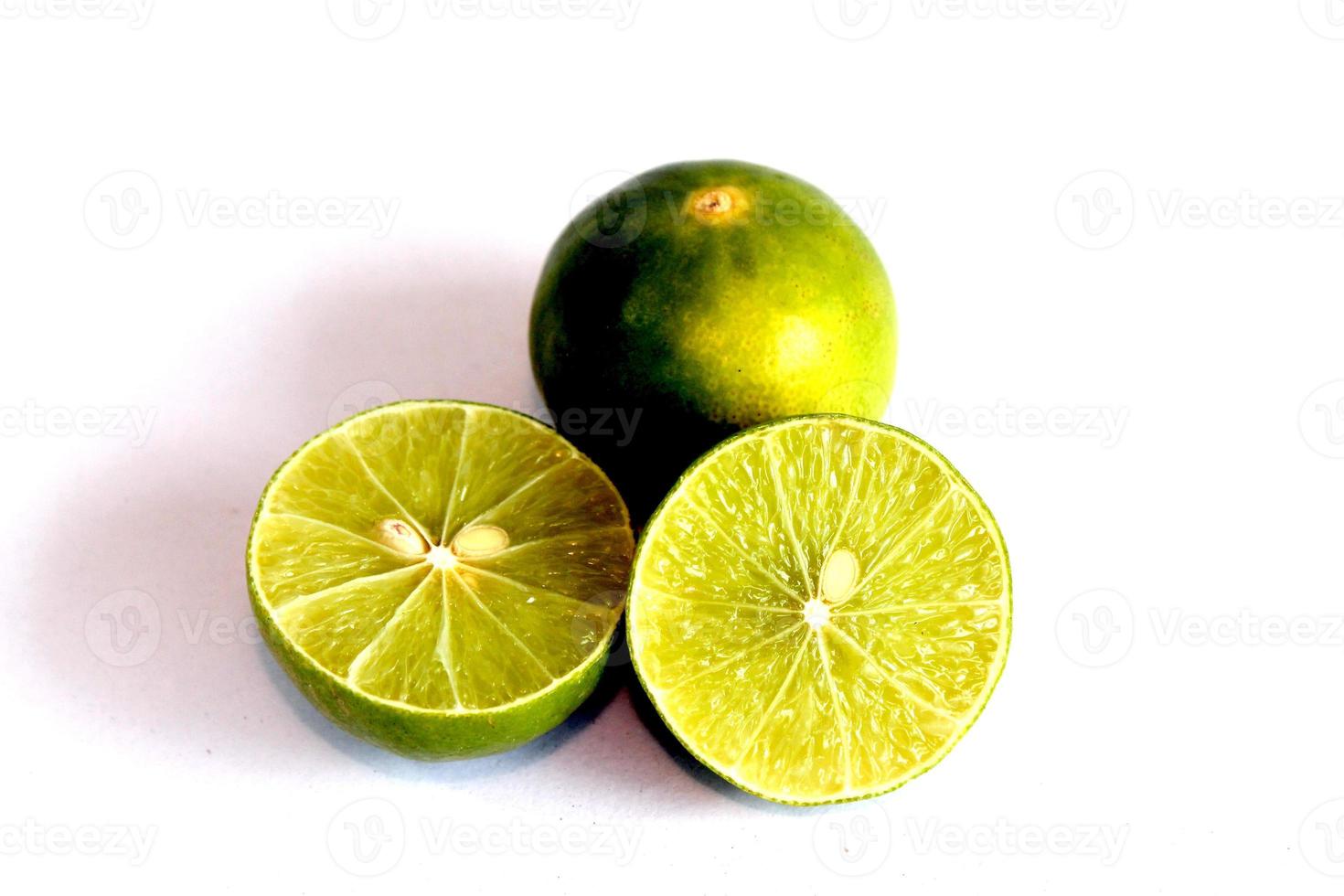 Lime isolated on white background photo