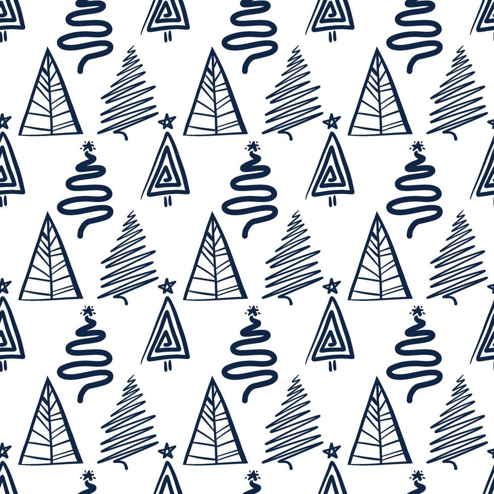 Print Seamless pattern with gift box, Set hand-drawn elements for your design vector