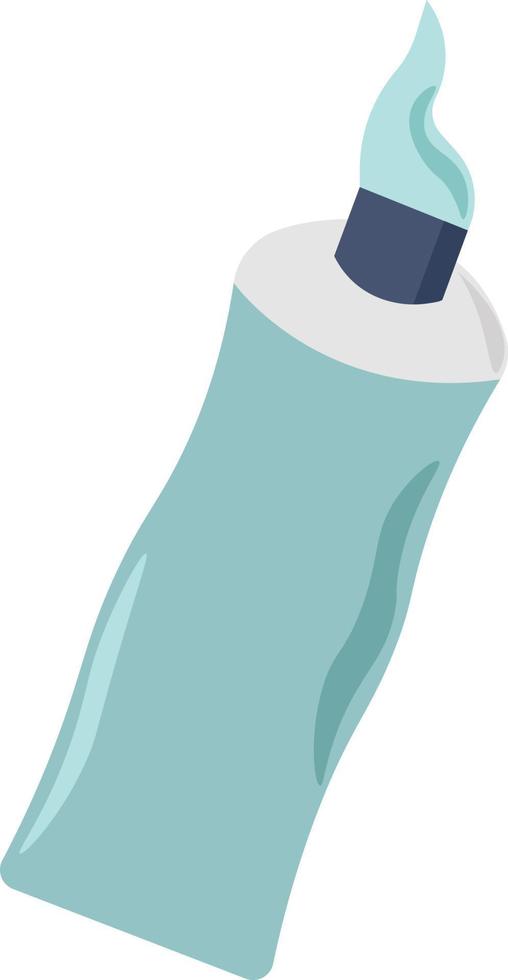 Toothpaste, illustration, vector on white background.