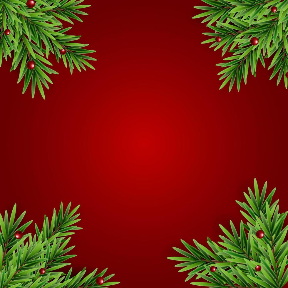 Merry Christmas and Happy New Year Holiday Background. Vector Illustration