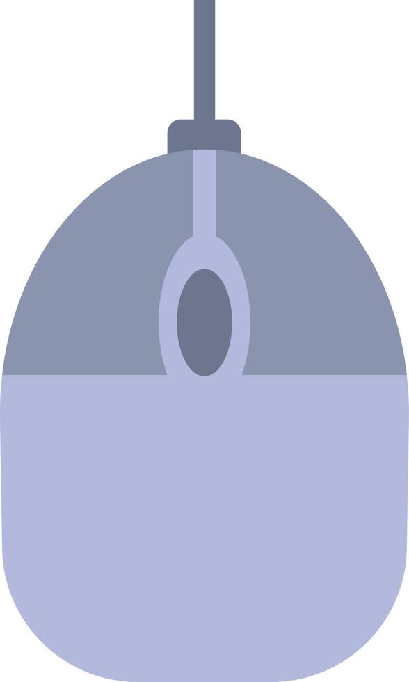 Office computer mouse, illustration, vector on white background.