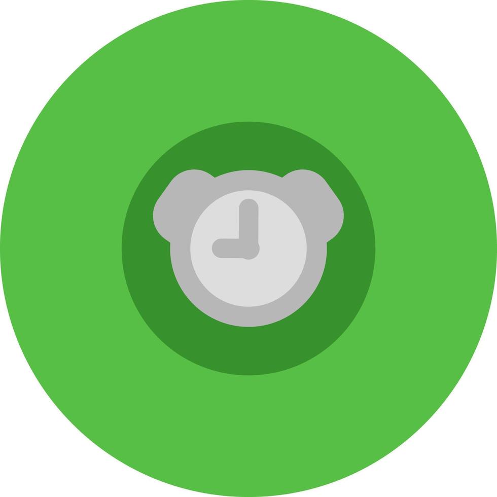 Alarm clock, illustration, vector on a white background.