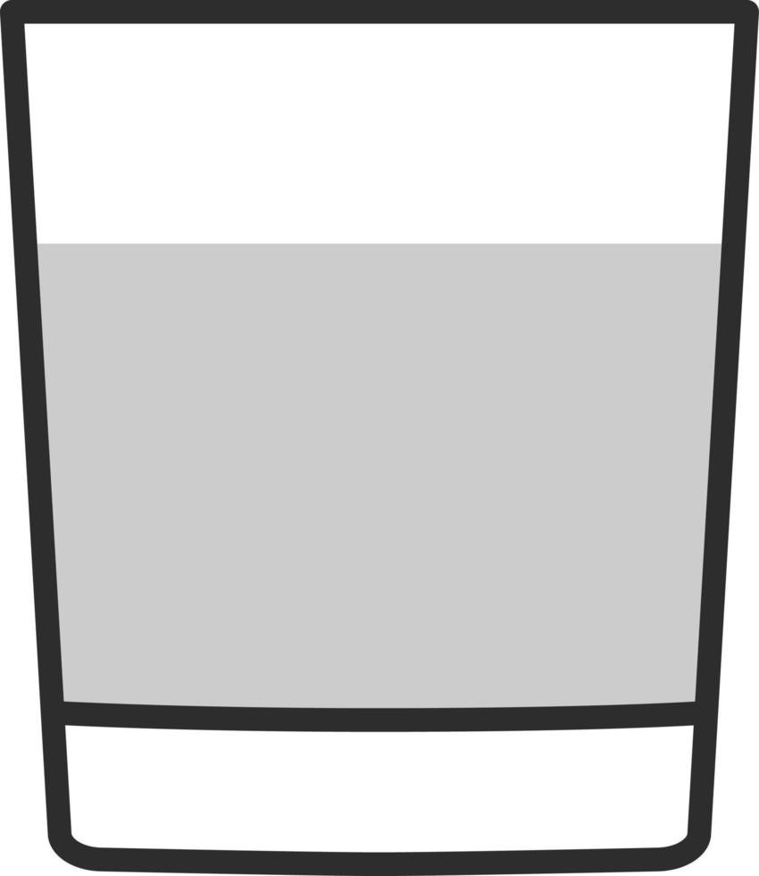 vaso de coñac, ilustración, sobre un fondo blanco. vector
