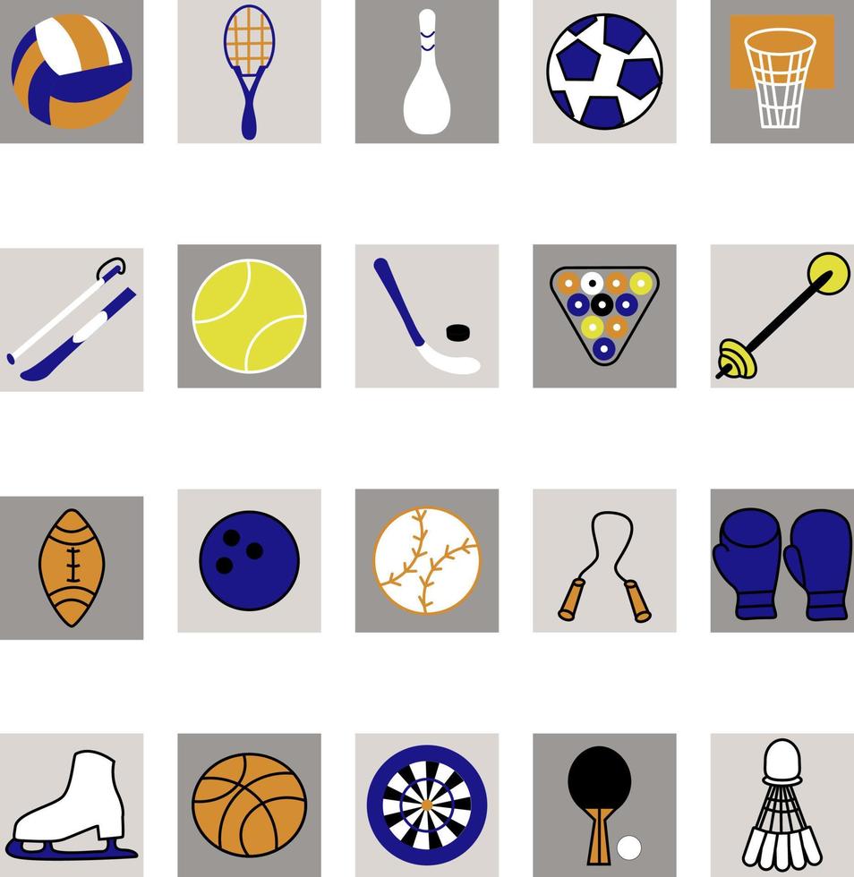 Healthy sports, illustration, vector, on a white background. vector