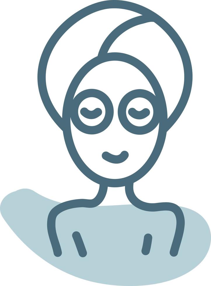 Spa girl, illustration, vector, on a white background. vector