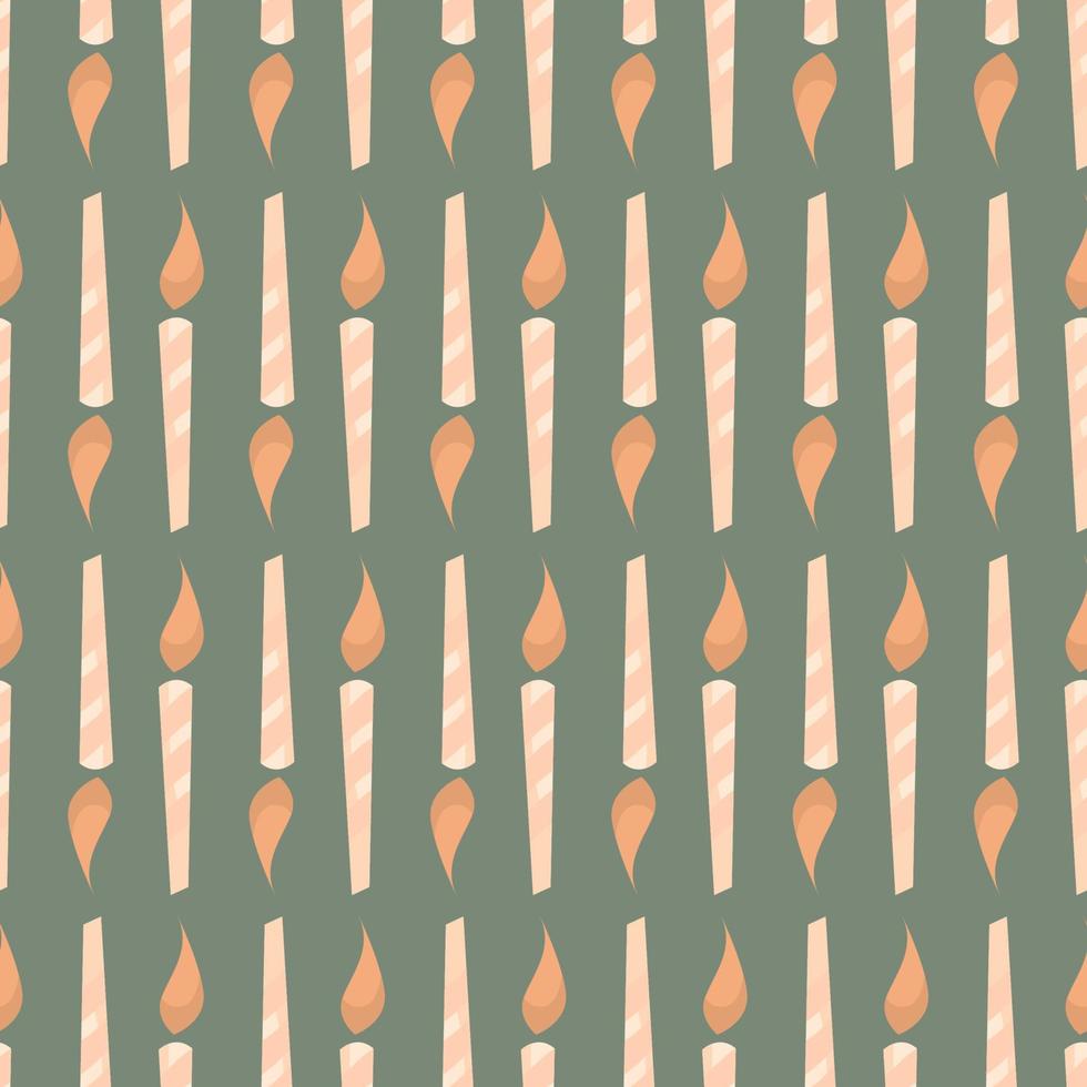 Candels background, illustration, vector on white background