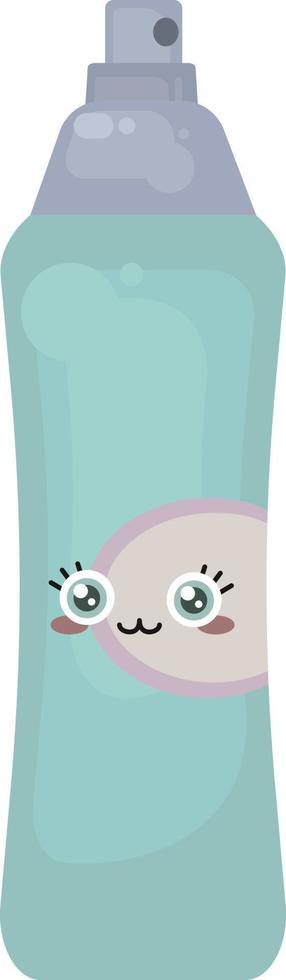 Perfume bottle, illustration, vector on white background.