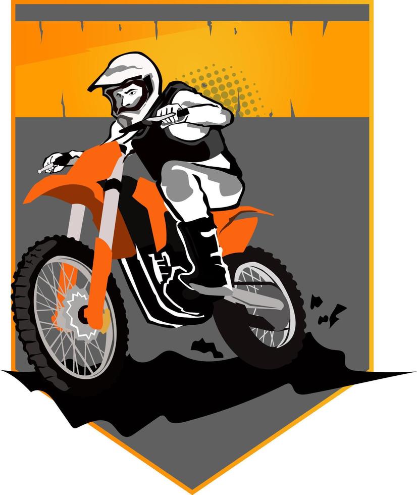 vector de motocross gratis