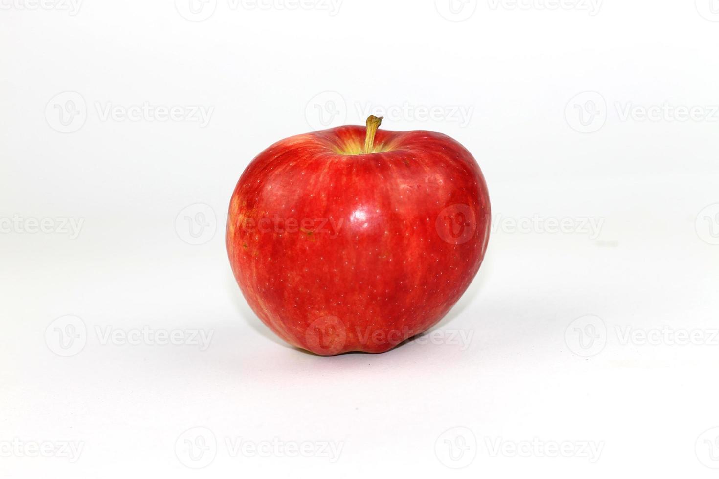 red apple on white background photo