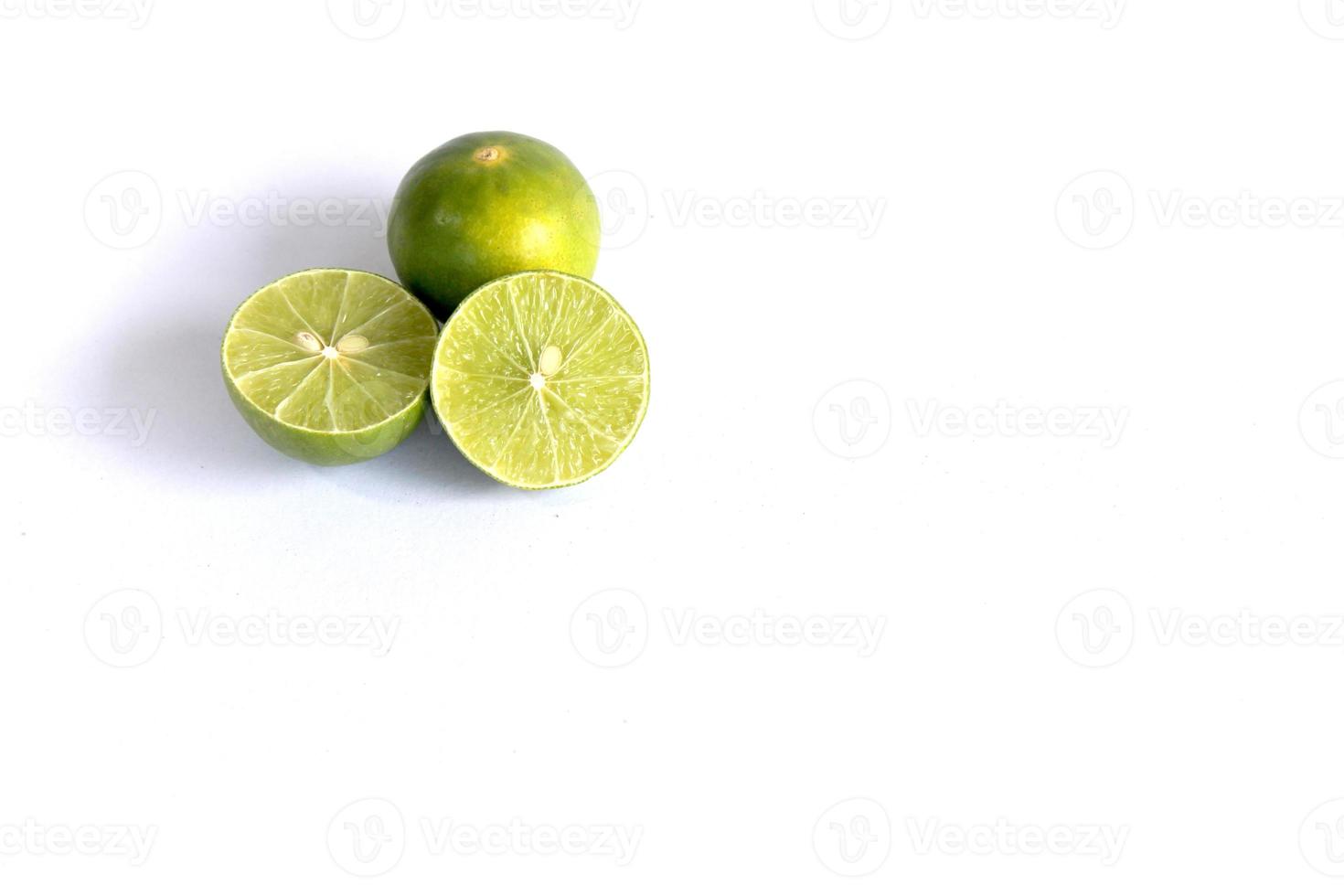 Lime isolated on white background photo