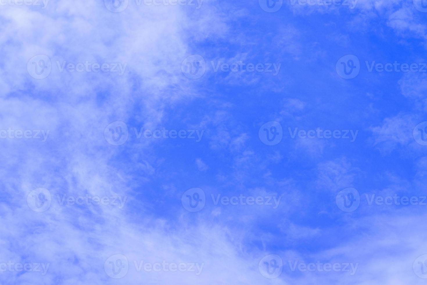 Blue sky with white clouds Leave space for text input. photo