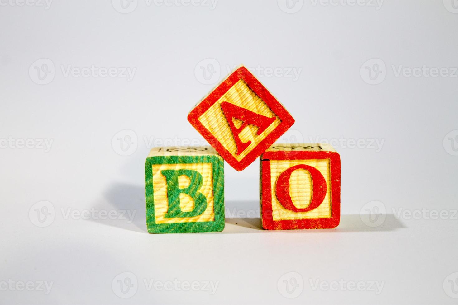 Wooden Alphabet Blocks photo