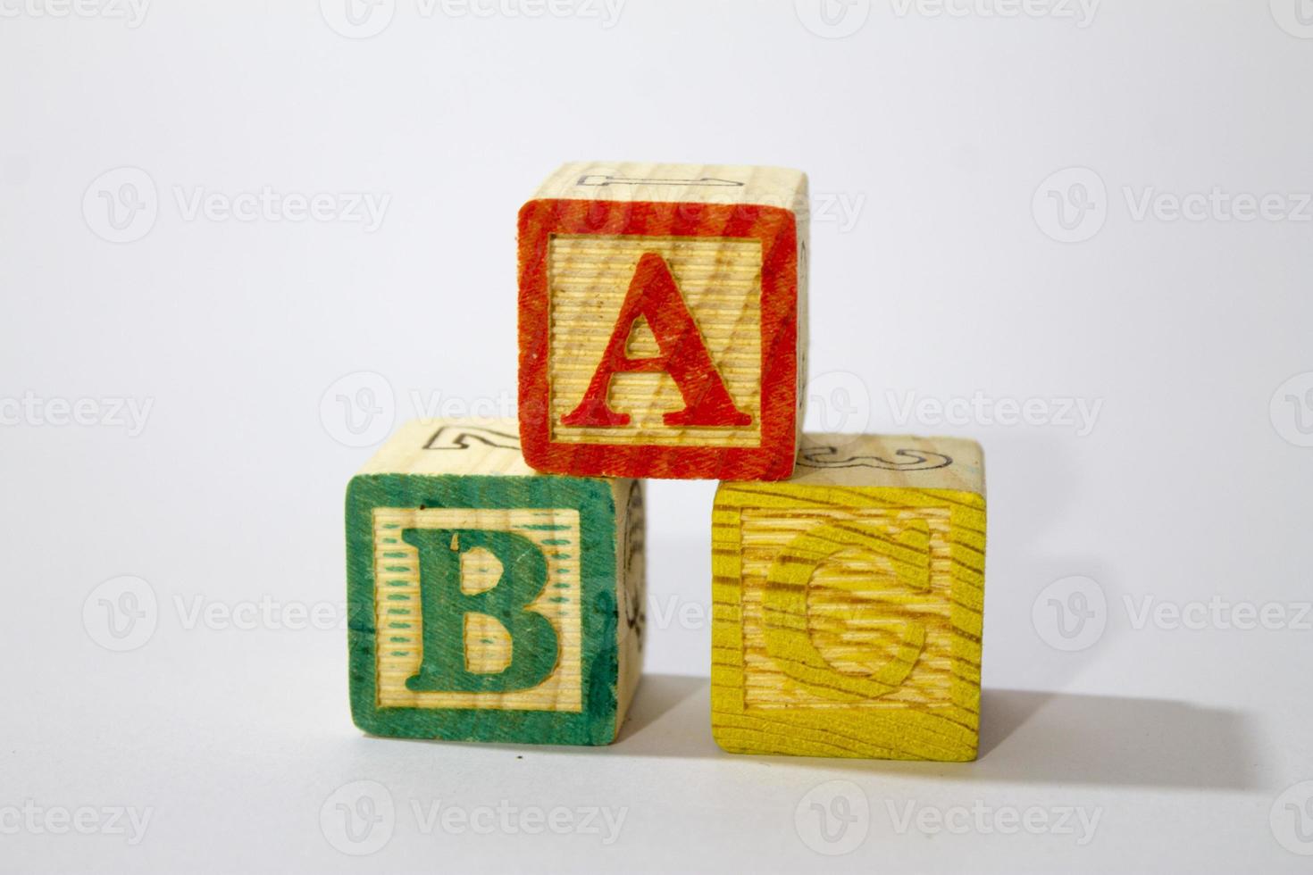 Wooden Alphabet Blocks photo