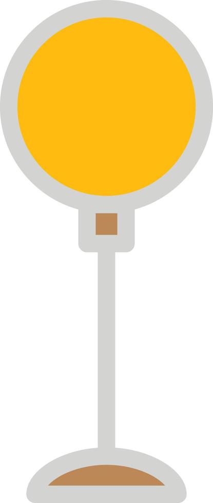 Standing lamp , illustration, on a white background. vector