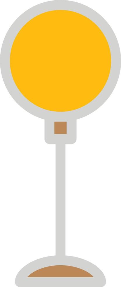 Standing lamp , illustration, on a white background. vector