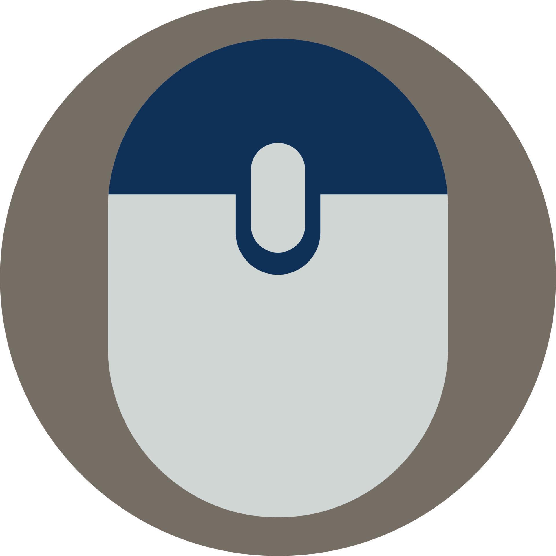 Computer mouse, illustration, vector on a white background. 13686176