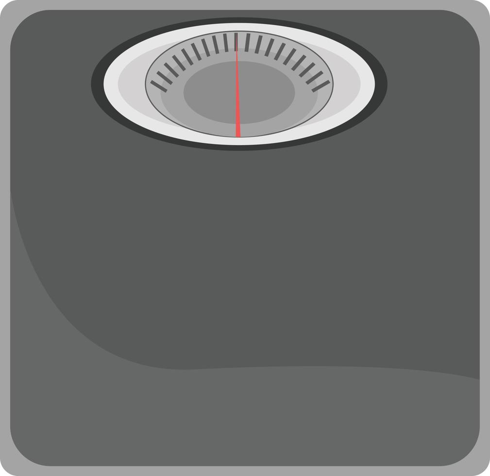 Weight scale ,illustration, vector on white background.
