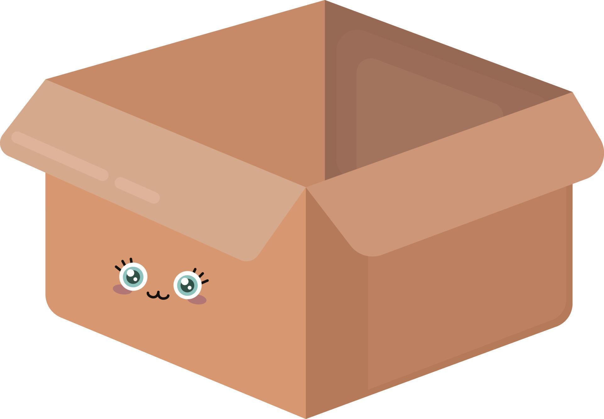 Empty box, illustration, vector on white background. 13686219 Vector