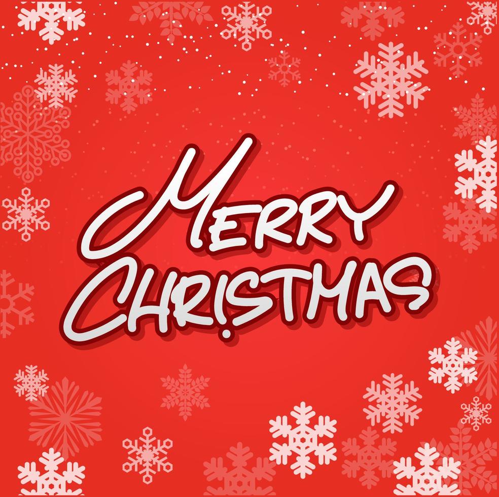 Merry Christmas vector text Calligraphic Lettering design card template. Creative typography for Holiday Greeting Gift Poster. Calligraphy Font style Banner.
