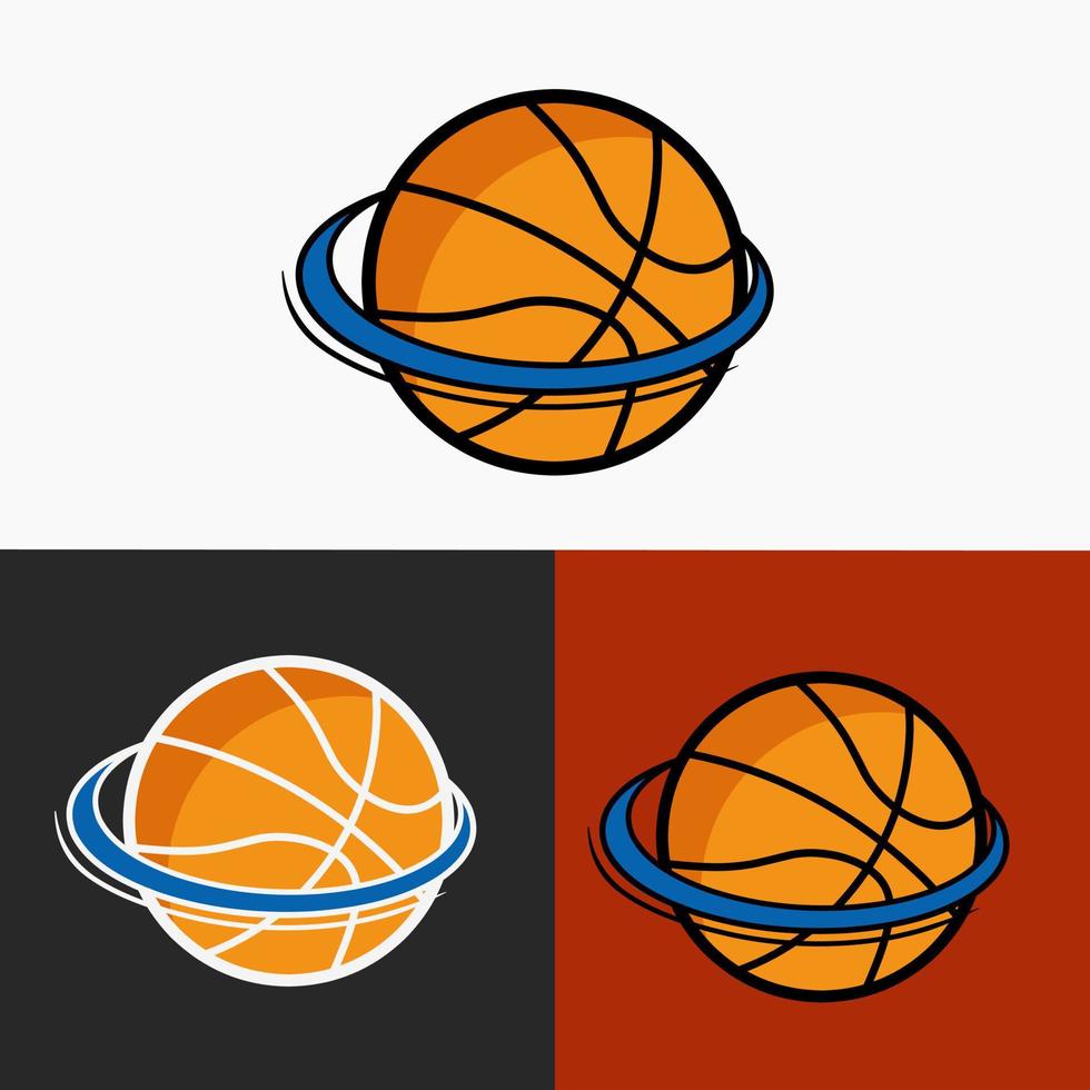 vector de ilustración del símbolo de baloncesto, perfecto para imprimir, afiche, etc.