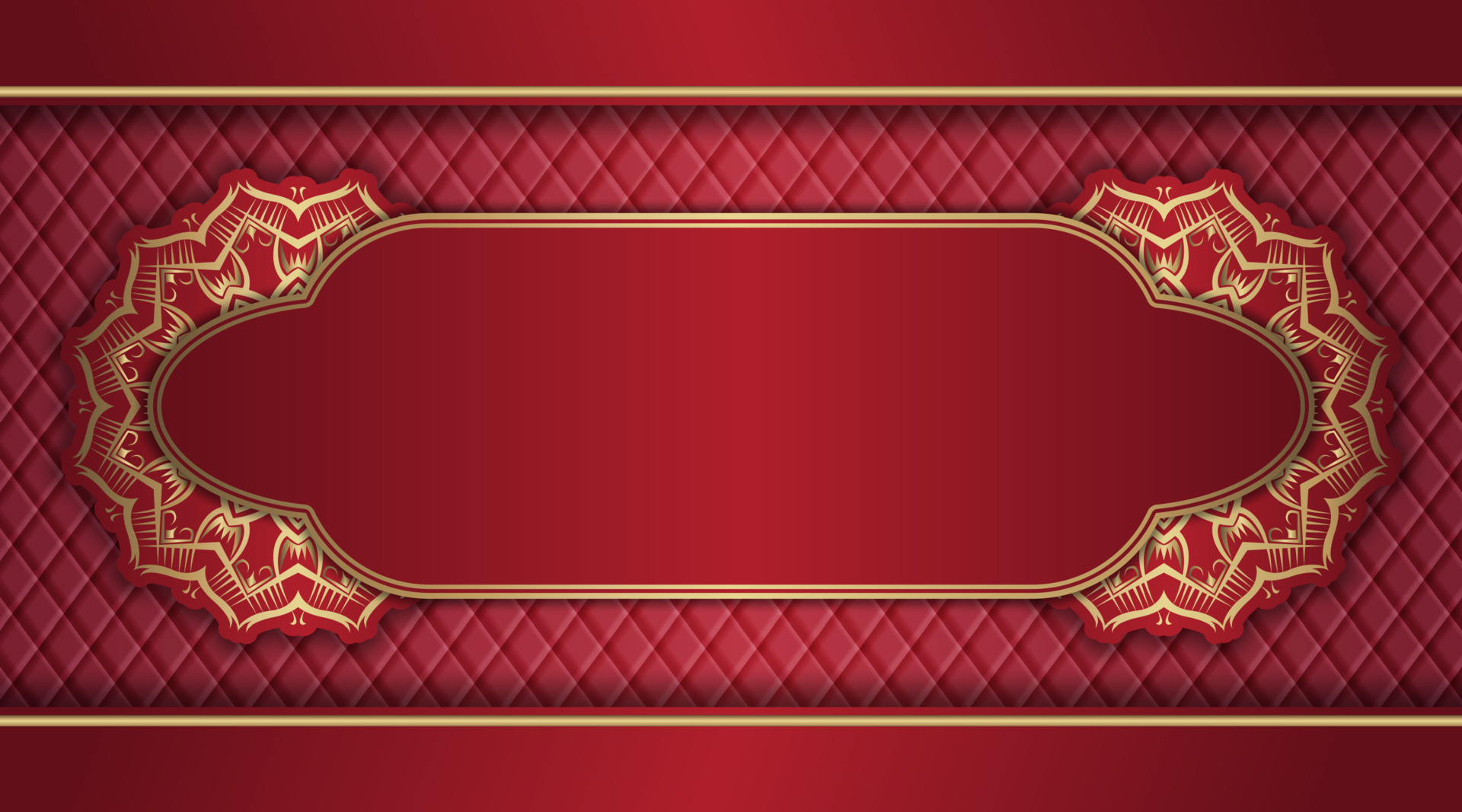 mandala background, red and gold 13686895 Vector Art at Vecteezy