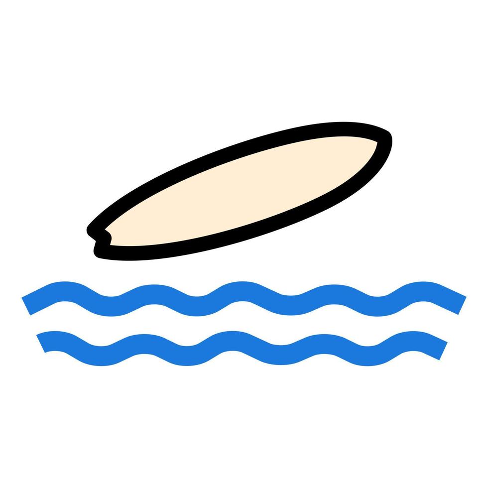 surfing icon vector