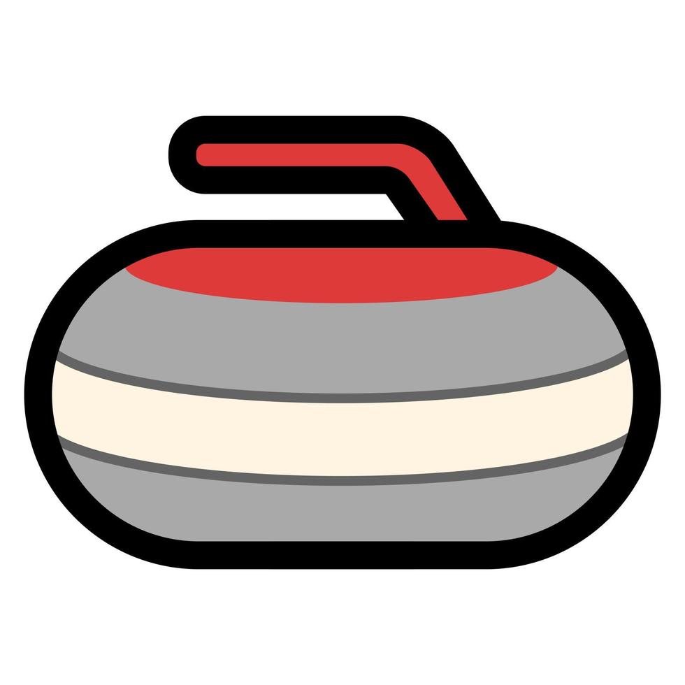 Curling icon top