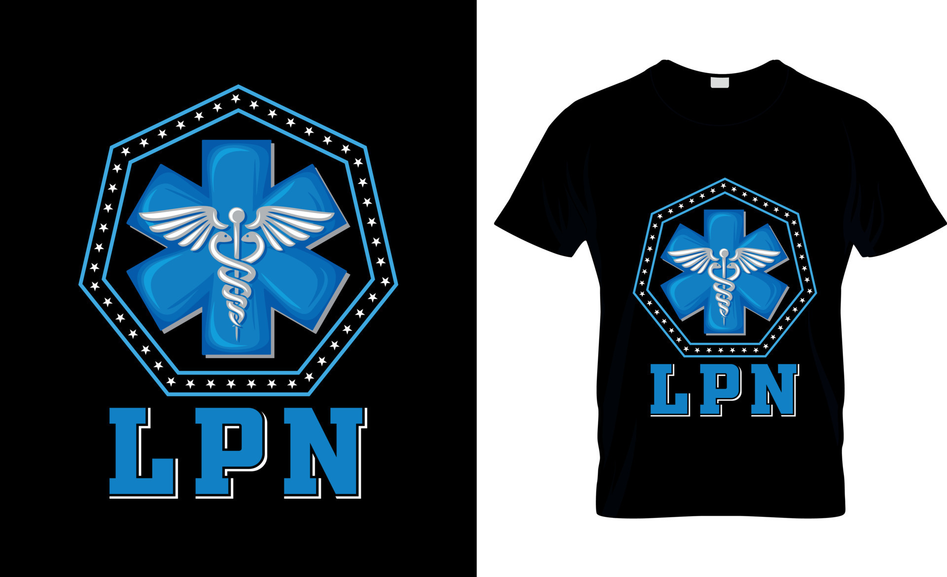 Licensed practical nurse t-shirt design, LPN t-shirt slogan and apparel