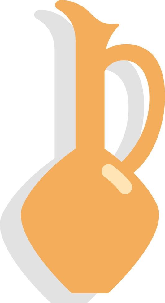 Italian jug, icon illustration, vector on white background